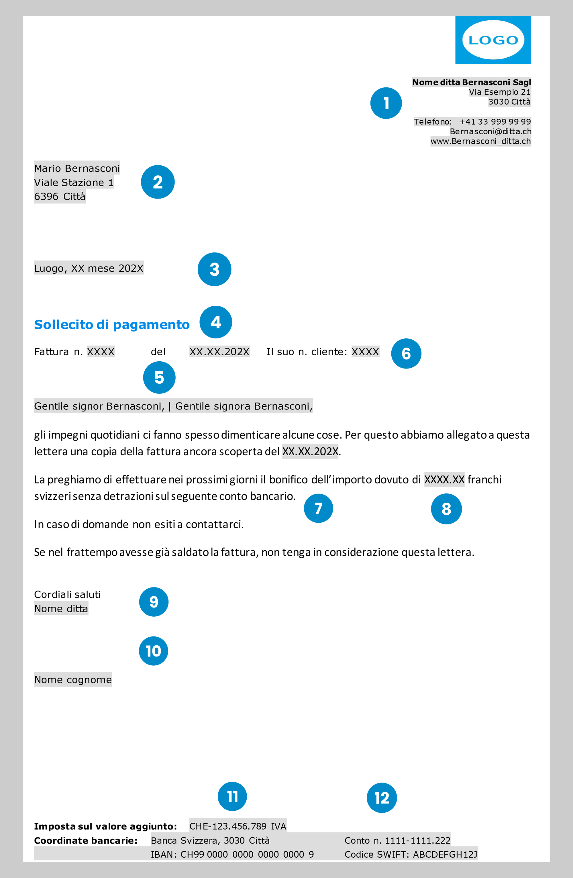 Come scrivere una lettera di sollecito
