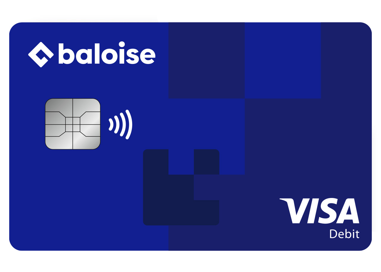 Baloise Visa Debit | Demander maintenant une carte